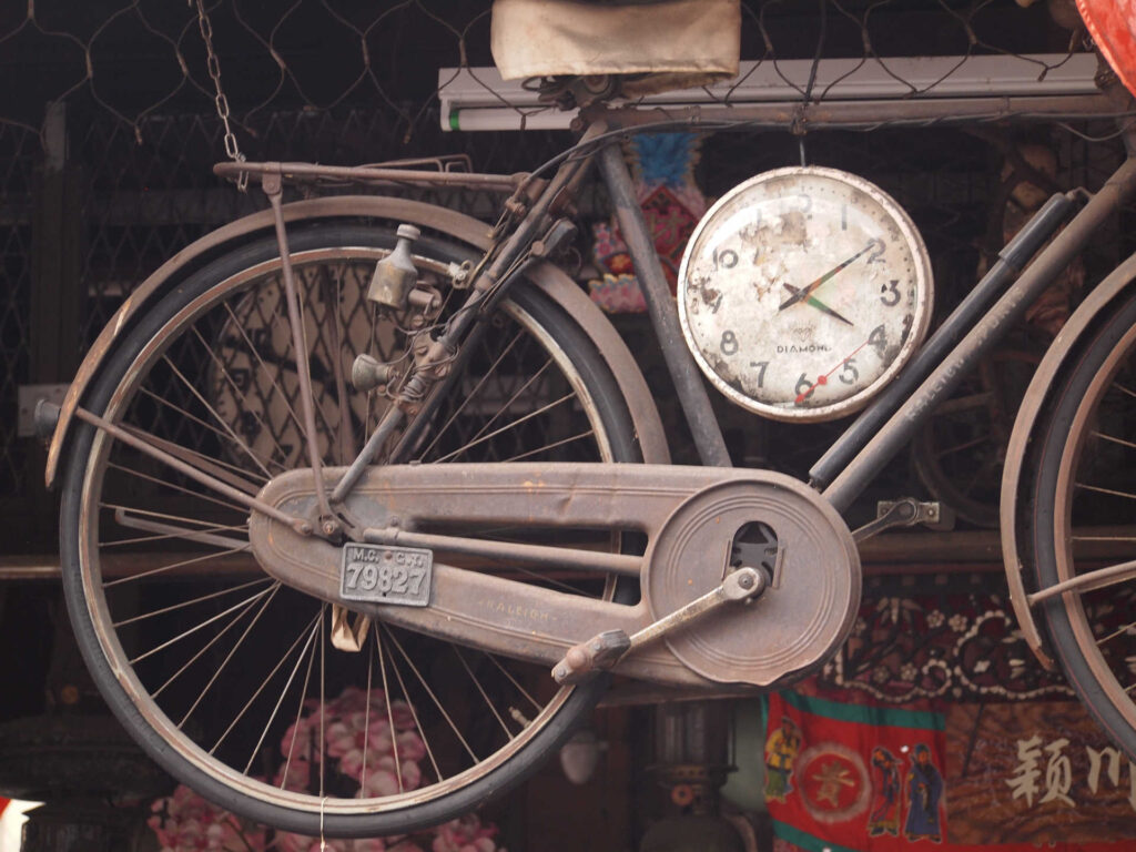 Street Art - Una vecchia bicicletta